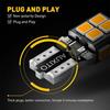 10X LED T10 194 168 W5W Side Marker Light Bulb Canbus Error Free 3000K Amber 14E