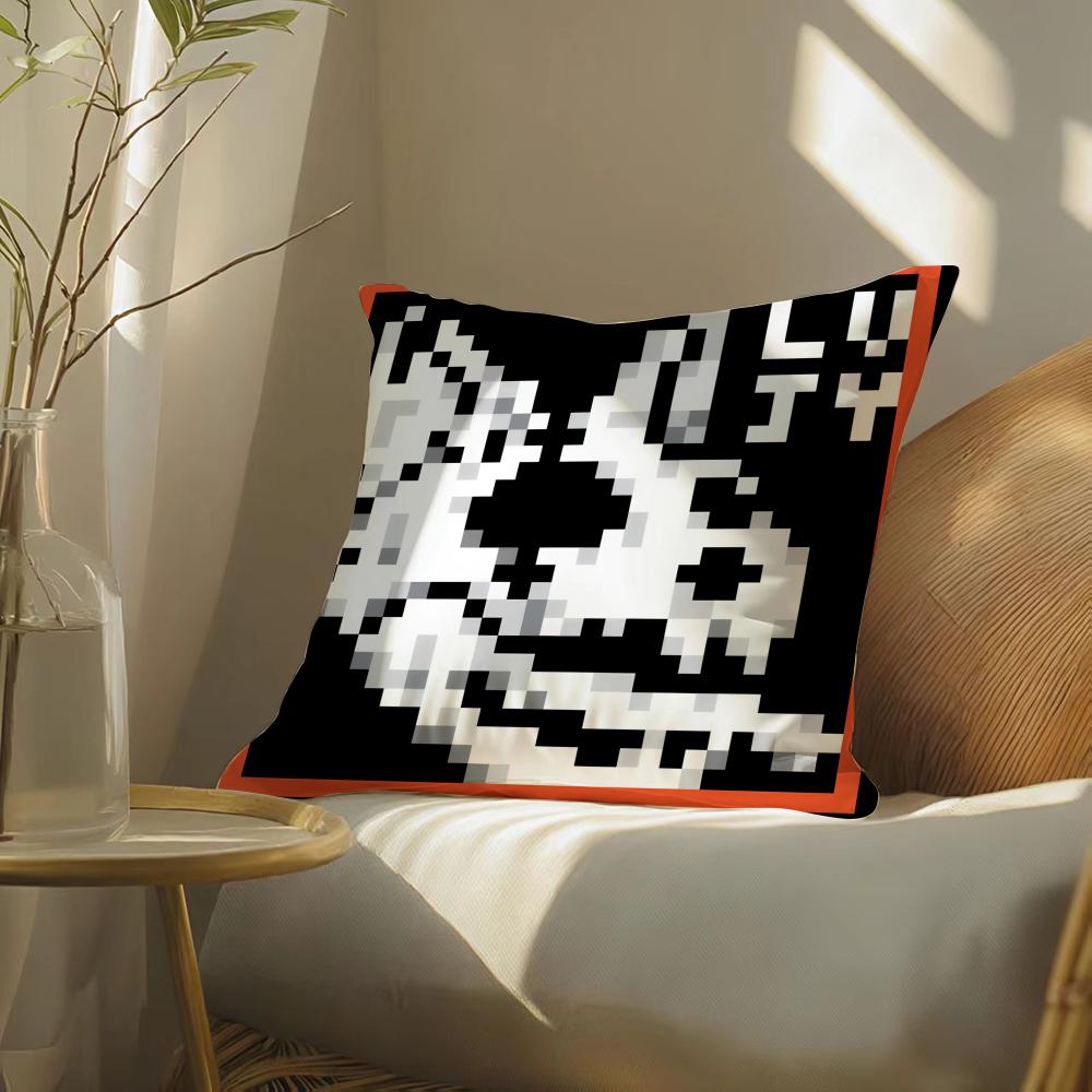 Band L-Lovejoy Cushion Cover Soft Short Plush Pillow Cover Smooth Cozy Texture Aesthetic Cushion Case Home Decor