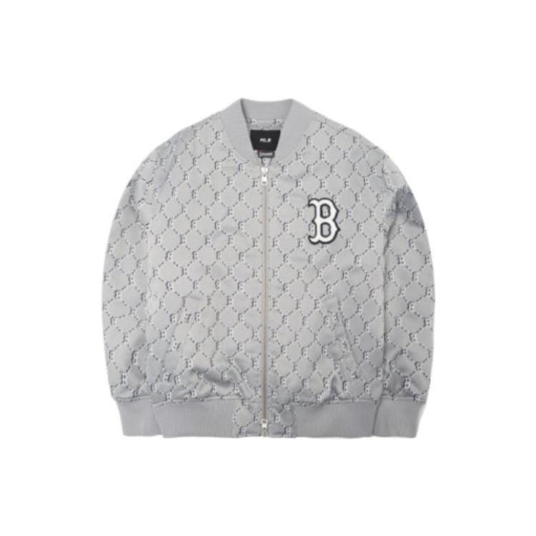 MLB Jackets Men s Gray Baseball Collar Moderate Other 3AJPM0121-43MGS S
