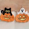 1pc Halloween Pumpkin Coral Fleece Hand Towel - Cute Cartoon Pumpkin Design,Perfect for Kitchen, Bathroom, and Party Decorations