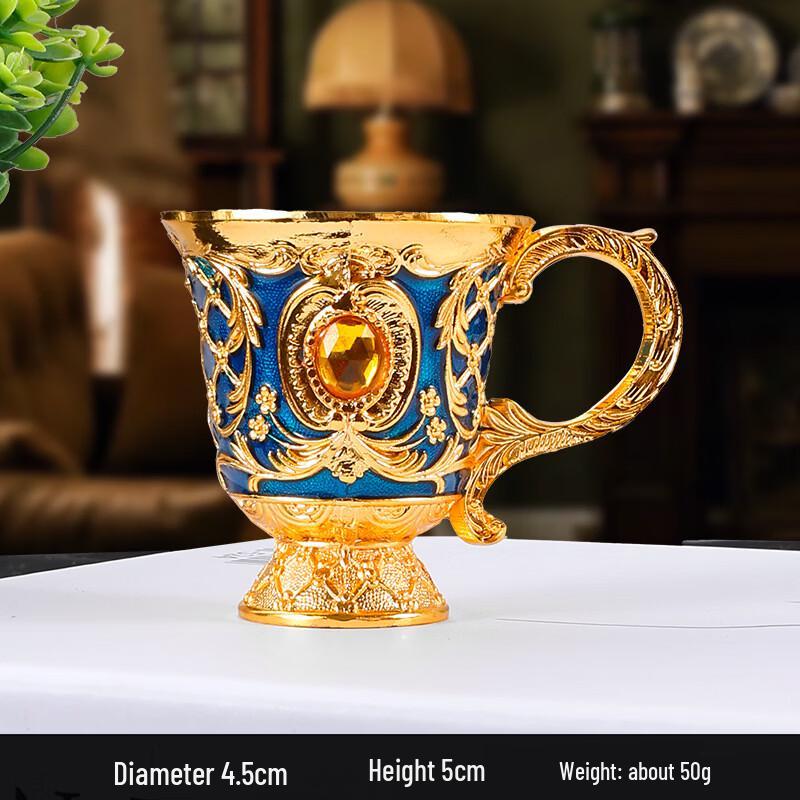 LISM Vintage Enamel Metal Sake Glass Set