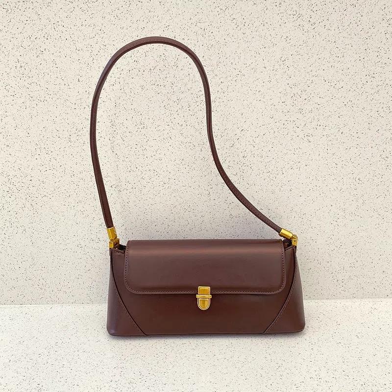 Fashion Solid Color Underarm Bags Pu Leather Shoulder Bags For Women Design Luxury Small Handbag Female Subaxillary Clutches