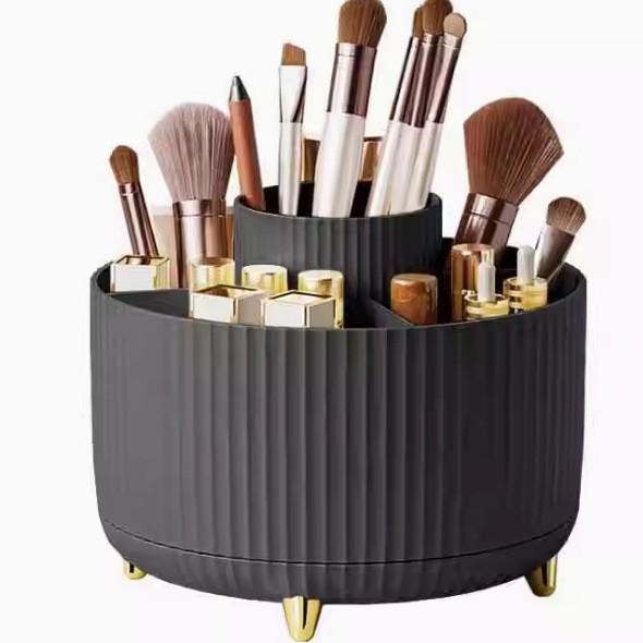 Rotating Home Organizer: Desktop Skincare, Cosmetics & Pen Holder