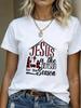 (Asian Size) tree watercolor  T Shirt Print Casual New Year Short Sleeve T-shirts Merry Christmas Fashion Women's Top O-neck Clothing Graphic Tee