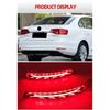 2Pcs LED Rear Fog Lamp Bumper Light For Volkswagen Sagitar 2015 2016 2017 2018 Turn Tail Stop Brake Lamp Reflector lights