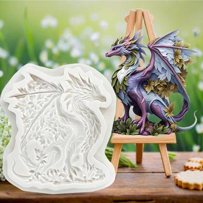 Drachen Silikon Sugarcraft Form Schokolade Cupcake Backen Fondant Kuchen Dekorationswerkzeuge