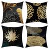 New Geometric Color Triangular Design Linen Pillowcase Car Sofa Lumbar Pillow Cushion