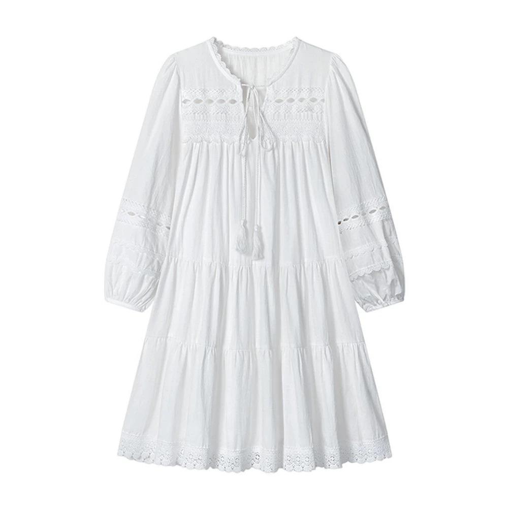 French White Shirt Dress Women's 2026 New Spring Small Man Is Very Good-looking Xinjiang Yunnan Travel Wear