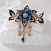 Fashion Crystal Butterfly Women's Hair Clip Colorful Rhinestone Elegant Kawaii Girl Tassels Hair Accessory Hair Clip Headband