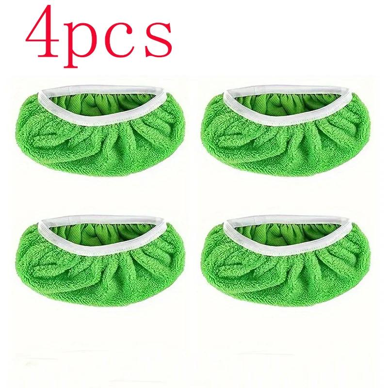 4/6/8 Pack Flat Mop Replacement Cloth Cover Scouring Pad Microfiber Mop Accessories Mop Cloth For Kitchen Cleaning Supplies