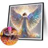 5D DIY Full Round Drill Diamond Painting Winged Angel Home Decor Craft 40x40cm