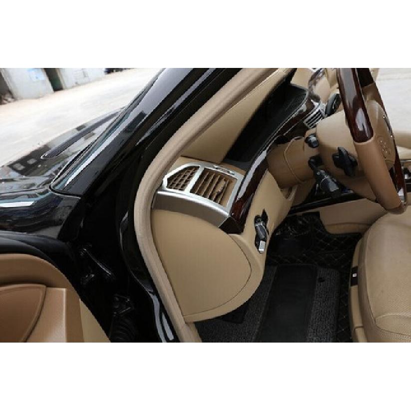 For Benz S-Class W221 2008-2012 Silver L&R AC Air Outlet Vent Cover Trim 2PCS
