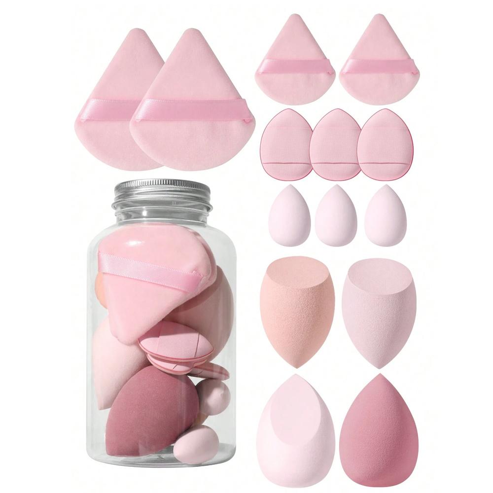 Makeup Sponge Set Blender Sponges 10 Pcs for Foundation Powder Liquid Professional Beauty Sponge Super Soft Facial Makeup Tools