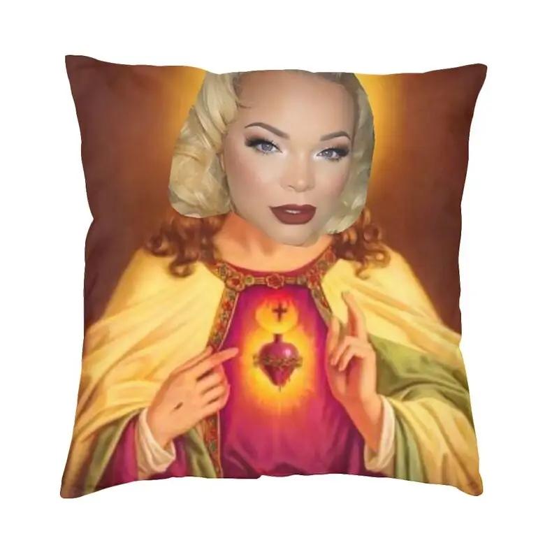 

Trisha Paytas Tweet Anxiety Pillow Case Decor Home Fancypaytas YouTuber Singer Modern Cushion Cover Car Pillowcase 40x40cm 16x16in