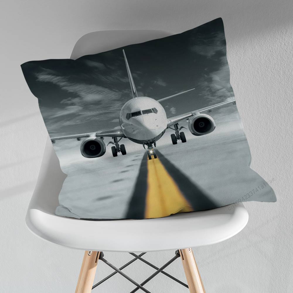 Art of Flight Airplane Pillowcase for Sofa Room Office Decor Printing  Merchandise AllMatch Cushion Cover