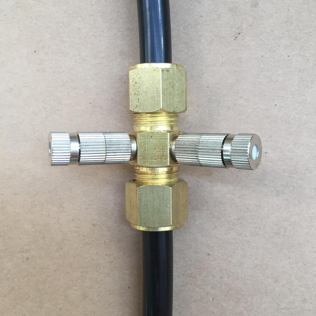 3/8 "(9.52mm) Hochdruck-Nebelkühlsystem/Staubentfernungssystem Düsenanschlussbasis