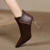 Fashion High Heels Women Ankle Boots Sexy Pointed Toe Designer Shoes Winter Fashion New Pumps 2025 Dress New Luxury Boots Mujer Zapatos