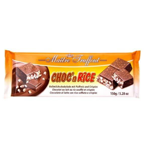 Maitretruffout Schokolade gepuffter Reis 150