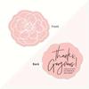 50pcs Thank You for Supporting My Small Business Card Thanks Greeting Card Appreciation Cardstock for Sellers Gifts Card