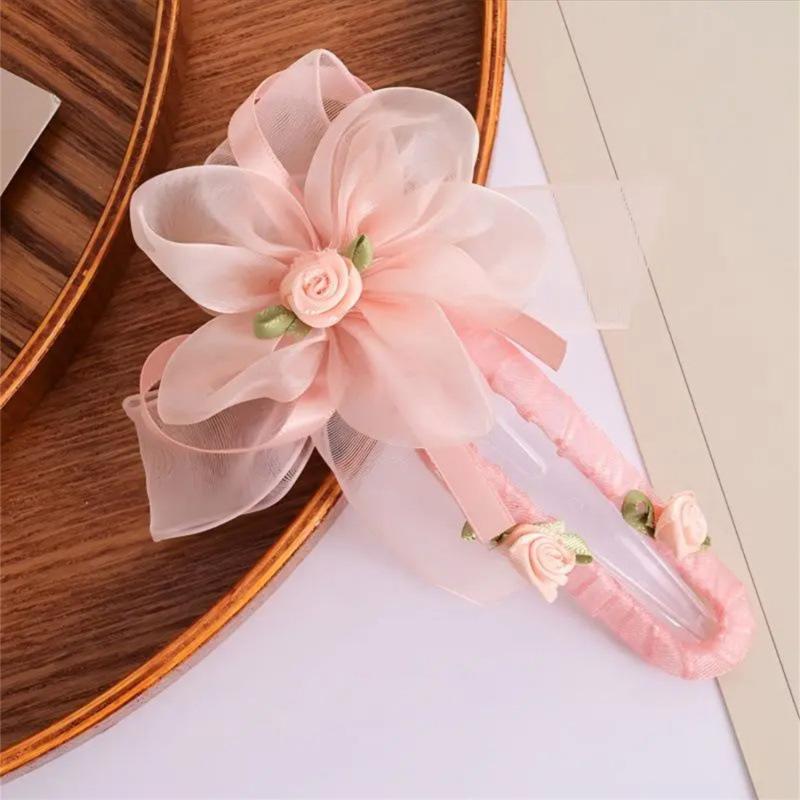 1pc Super Immortal Forest Series~Flower Hair Clip New High End Style Grip Clip Temperament Shark Clip Headwear Hair Accessories