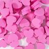20/50Pcs Heart Shape Sponge Nail File Double Side Buffer Buffing Sanding Nail Pedicure Tool Gel Polish Manicure Nail Accessories