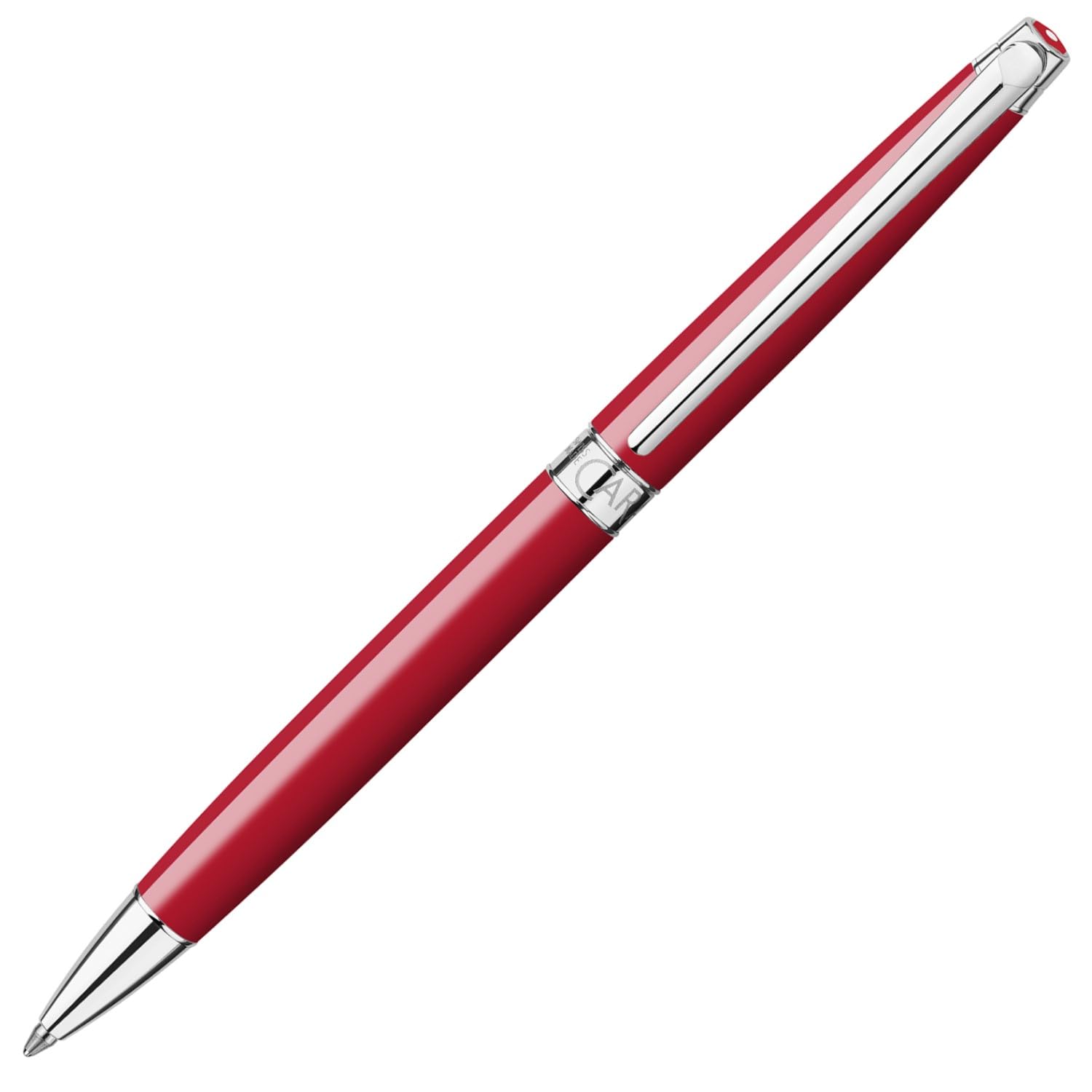 

Caran Leman Slim Ballpoint Scarlet Officially Imported d Ache Pen, Oil-Based, 4781-770, Red,