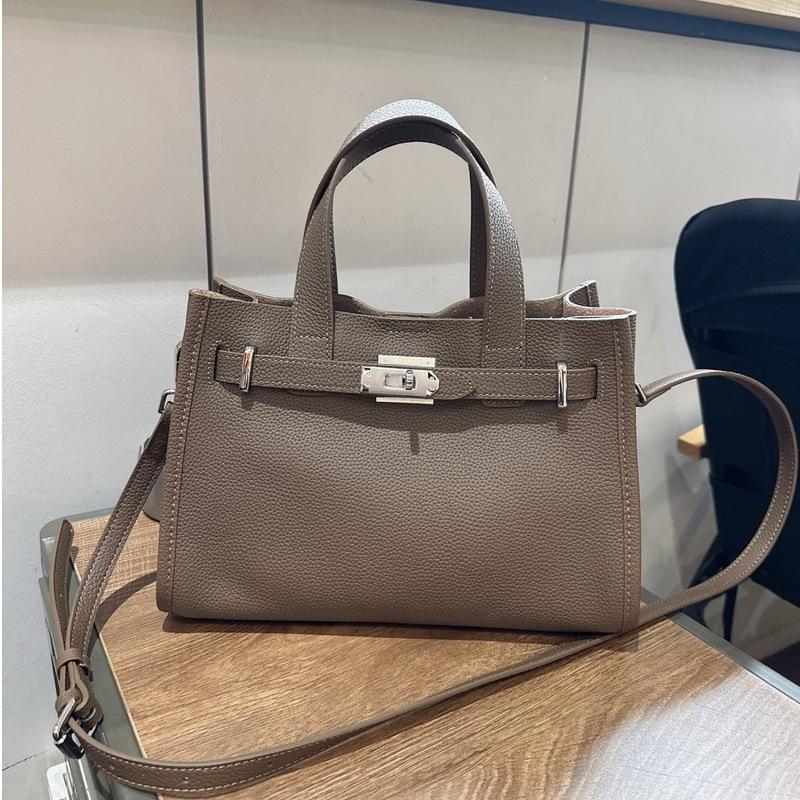 The First Layer of Cowhide Modified Casual  Tote Bag (S12-52764)