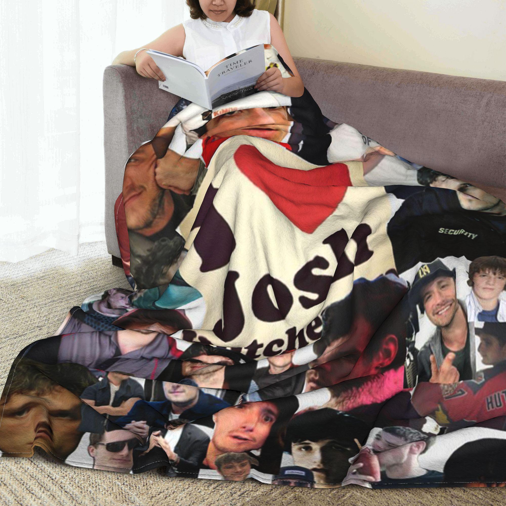 Pandara Jewelry Unisex Josh Hutcherson Collage Blanket Breathable Flannel Sofa Throw Blanket For Home Bedroom Outdoor Throws Bedspread Quilt