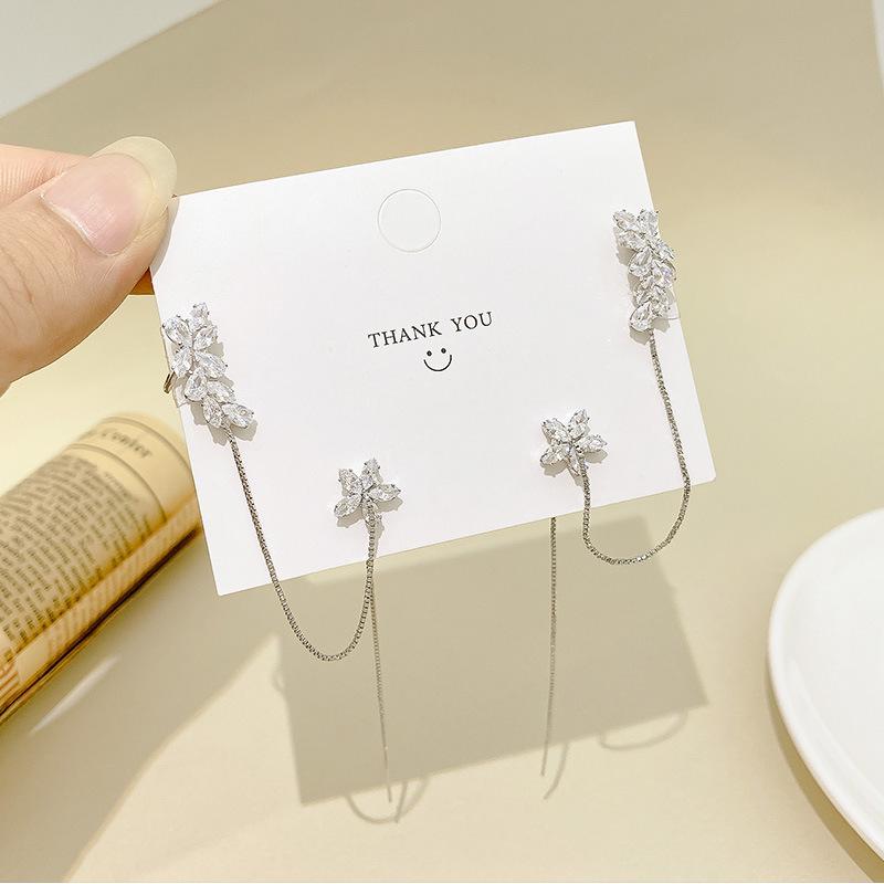 Korean Style Tassel Butterfly Ear Cuff: Exquisite No-Piercing Clip-On Earrings for Women