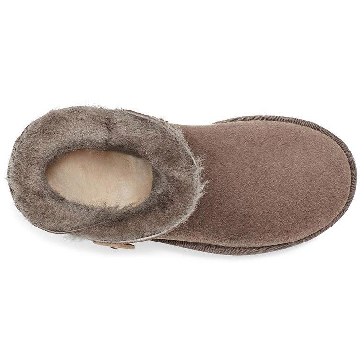 UGG Bailey Button II Short Snow Boots Women's Earth Umber 1016422-MLE