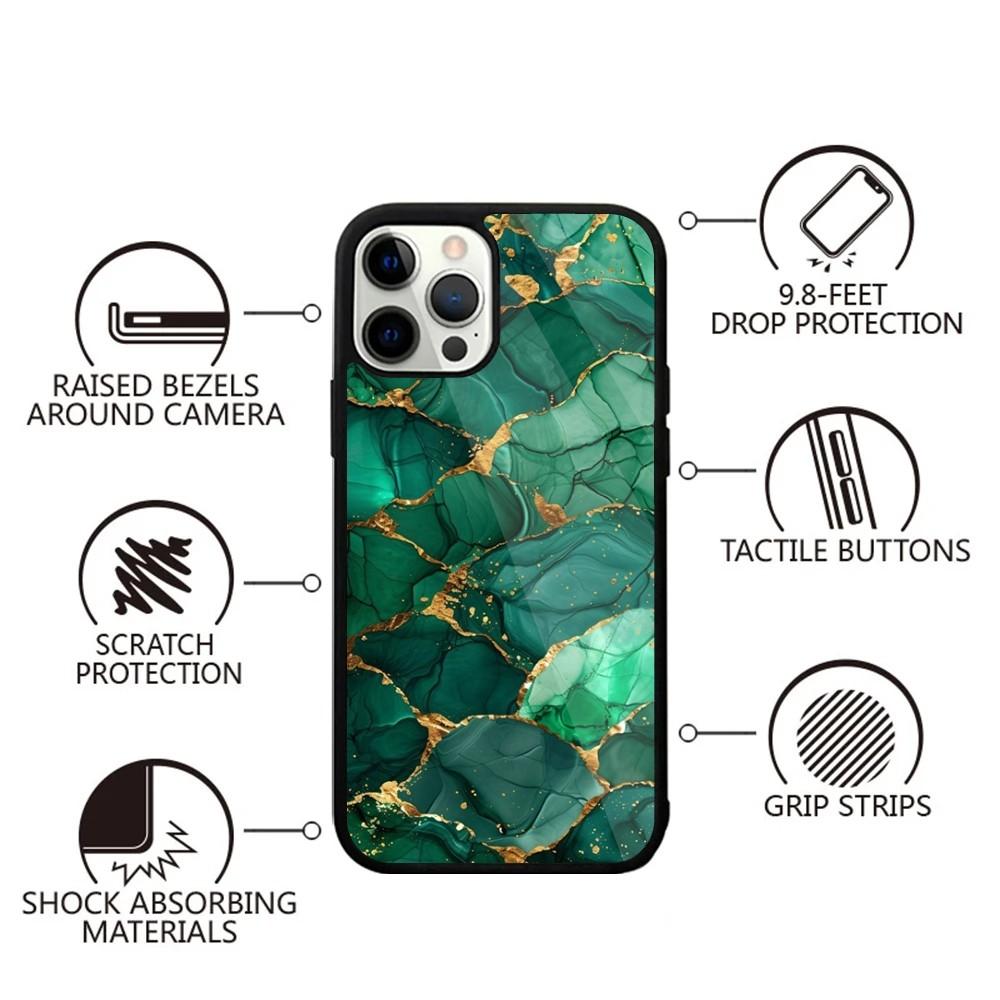 Marble Pattern Art Phone Case For iPhone 16,15,14,13,12,11,Plus,Pro,Max,Mini Magsafe Magnetic Wireless Charging