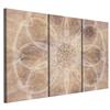 Canvas Painting 120 X 80 Cm Triptych - Indian-Boho Style - Backgrounds And Patterns