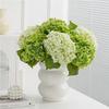 Green Hydrangea Artificial Flowers Like Real Hydrangea Flowers Decoration Wedding Arrangement Flowers Decor Bridal Bouquet 3Pcs