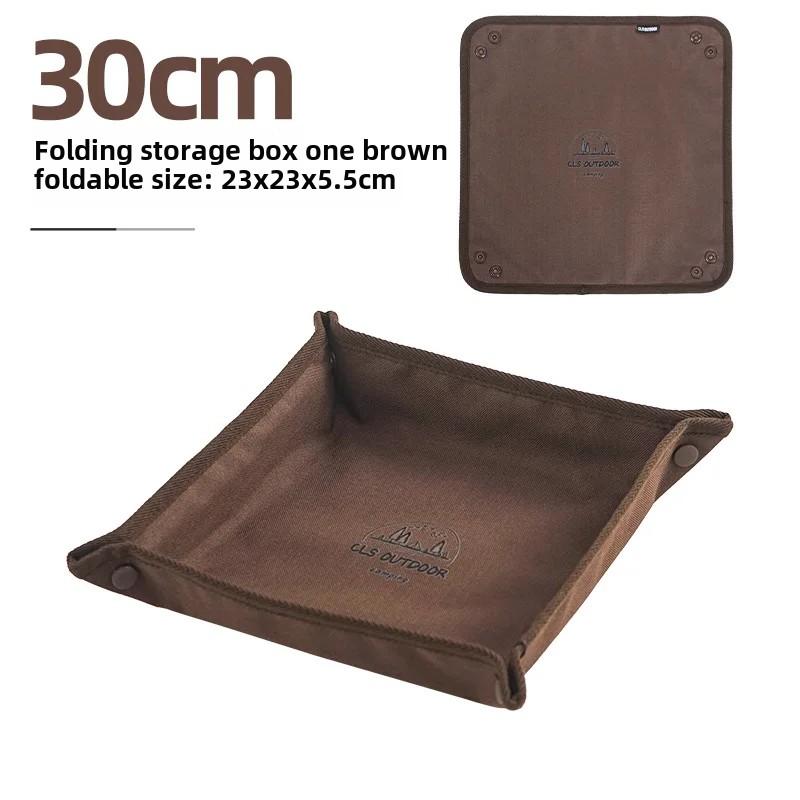 

Portable Camping Gadgets Tray Foldable Oxford Storage Tray Travel Desktop Sundries Organizer Home Jewelry key Organizer
