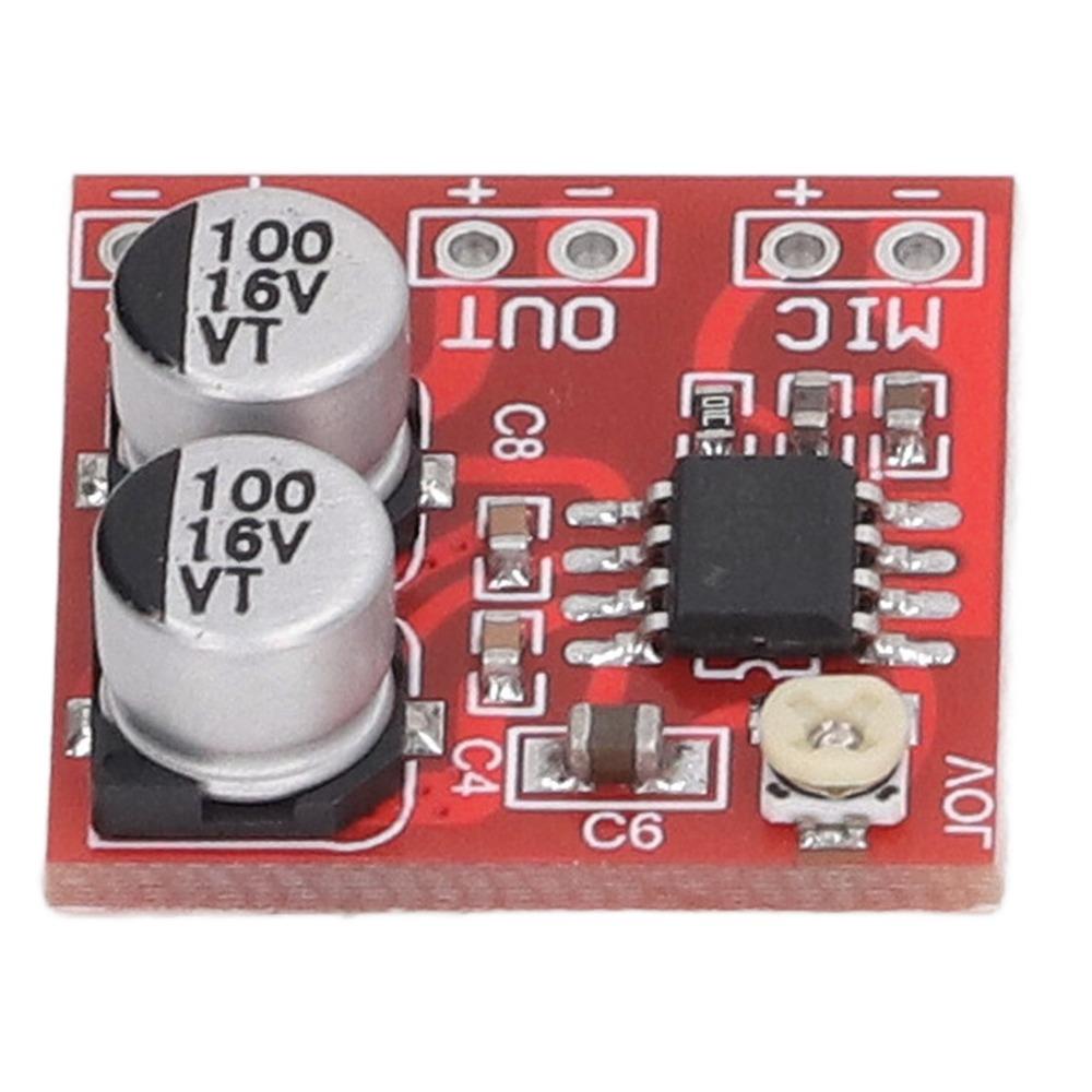5PCS LM386 Electret Microphone Amplifier Module 20-200x 20*20*7mm Microphone Amplifier Module Adjustable Resistor DC4V‑12V