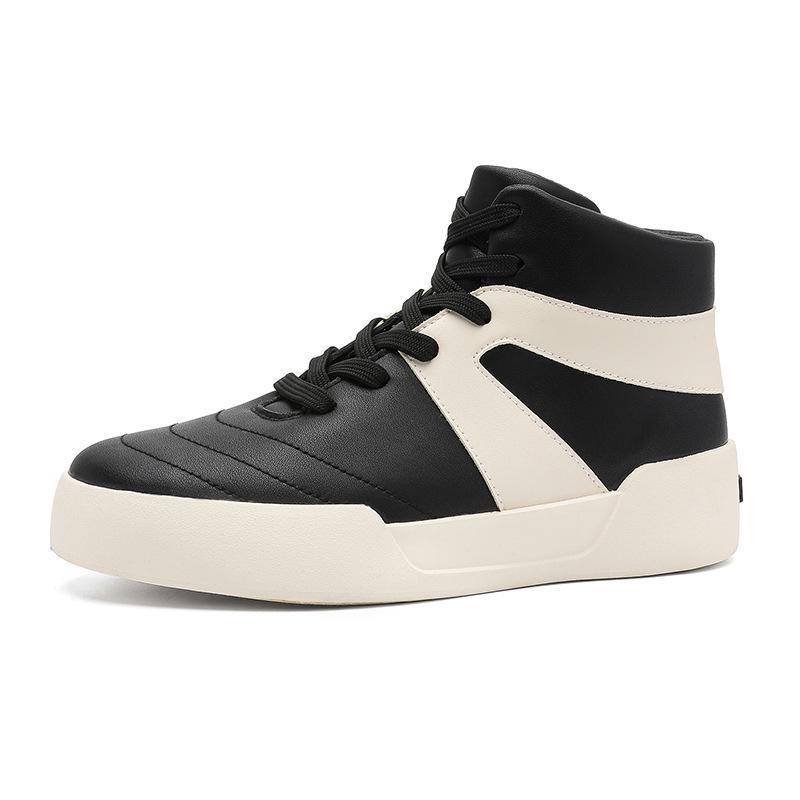 

Men s High-Top Casual Shoes X520: Trendy Autumn Sneakers, Versatile White Outdoor Sports Footwear 39