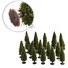 10 Cm Diorama Trees Christmas Village Model Trees Christmas Christmas Village Trees Variety Of Sizes DIY Landscapes