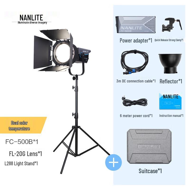NANLITE FC-500B Bi-Color LED Video Light FC-500B Bi-Color