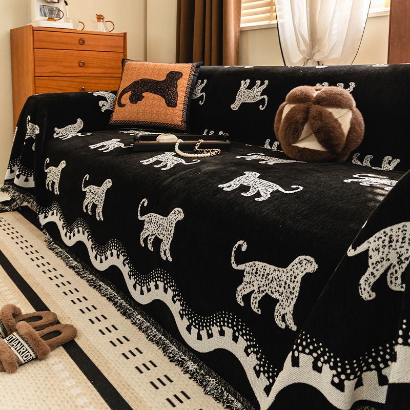 American retro sofa towel 2025 four seasons new universal cover cloth a whole full cover blanket non-slip seat cushion cover