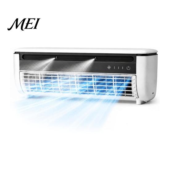 Misting Cooling Fan Portable Mini Split Air Conditioner Fan, Adjustable Speeds Energy Saving Flexible Solution Quiet Wall Mount Desk for Home
