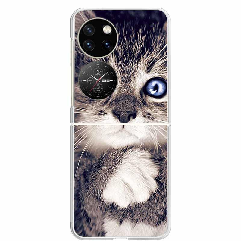 For Huawei P50 Pocket Case Transparent Clear Hard PC Phone Back Cover For Huawei P50 Pocket Cases P 50 Pocket 2022 Shells Capa