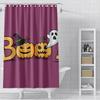 Home Shower Curtains For Bathroom Waterproof Fabric Modern Nordic Style Living Room Curtain Halloween Autumn Pumpkin Decoration