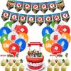 Roblox Birthday Party Supplies Banner Balloons Cake Toppers Cupcake Decor Kit
