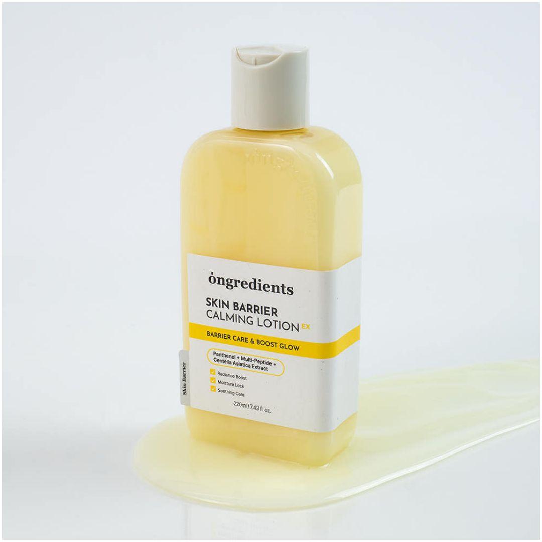 ONGREDIENTS Skin Barrier Calming Lotion EX Soothing & Moisturizing Face and Body Lotion 220ml 1 Pack (220ml)