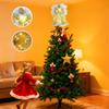 Christmas Tree Topper LED Angel Ornament With Wings Christmas Angel Fairy Tree Topper For Wedding Party Props Office New Year
