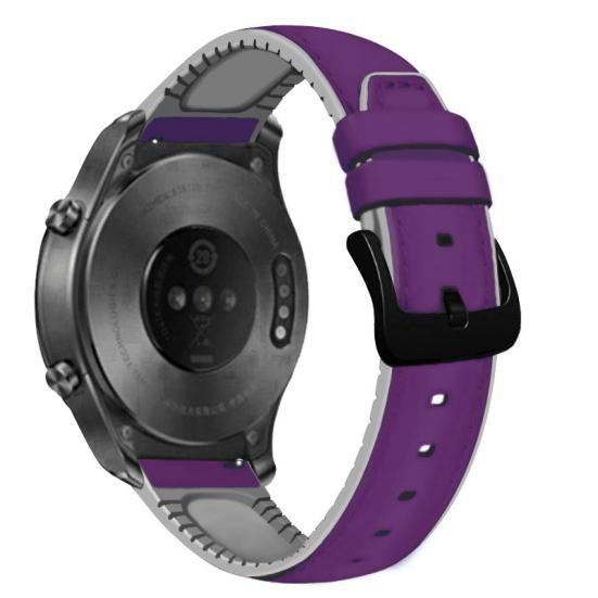 22mm řemínek na hodinky nastavitelný kožený řemínek pro Huawei GT2 Watch2pro