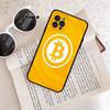 Luxury Bitcoin Phone Case For IPhone 16 15 8 7 6 6S Plus X SE XR XS 14 11 12 13 Mini Pro Max Mobile Case