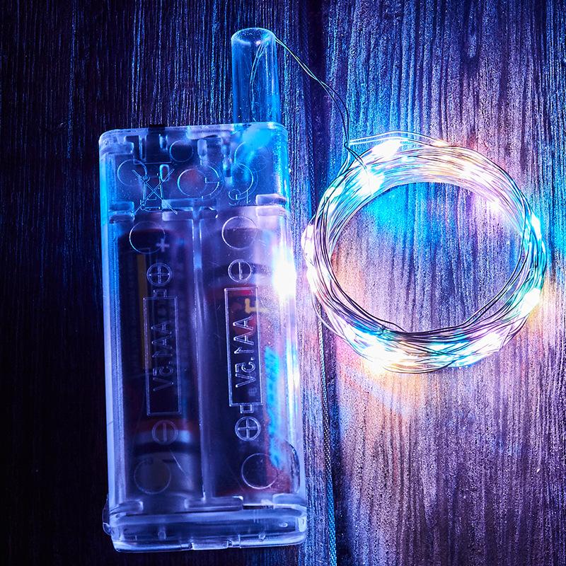 3M LED Copper Wire String Lights Battery Powered Colorful Fairy Lights For Christmas Wedding Party Holiday Decoration Lighting