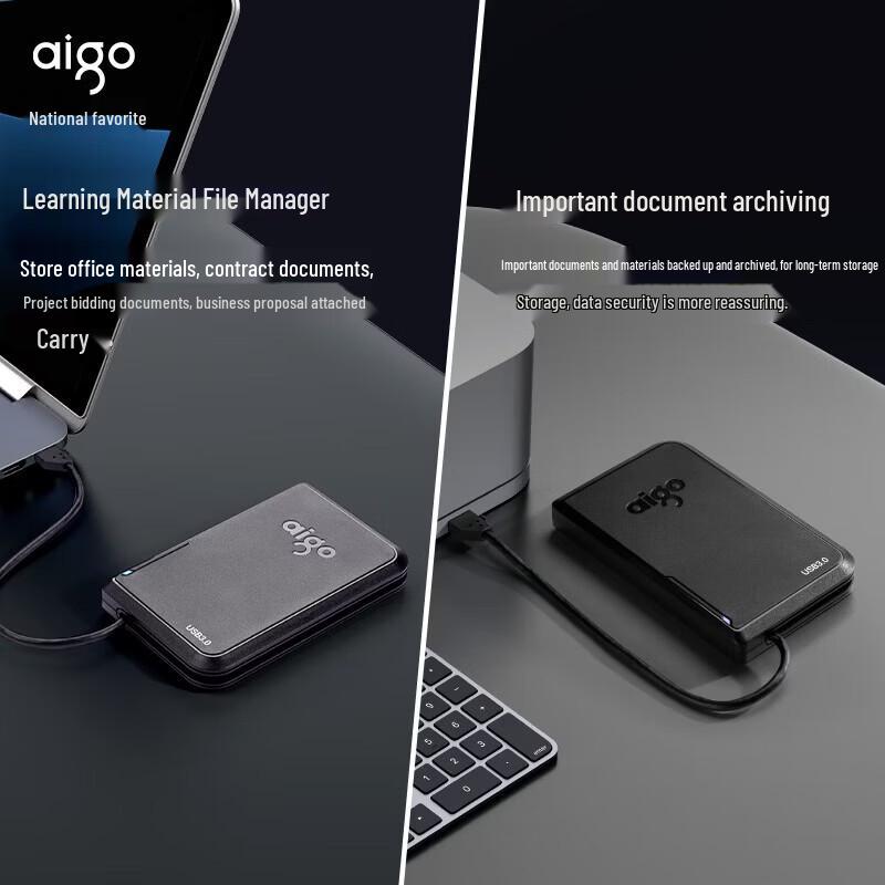 aigo HD806 4TB Portable USB3.0 External Hard Drive