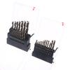 13/19/25Pcs Hss M35 Cobalt High Speed Steel Twist Drill Bit Tool Set Of Drills Accessories For Metal Stainless Steel Drilling